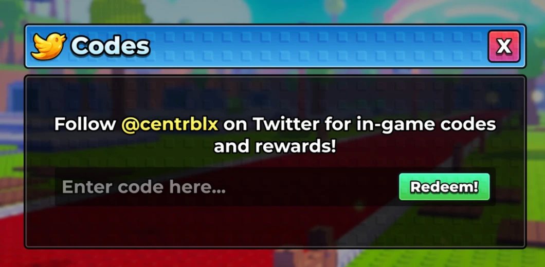 Codes panel: reference
