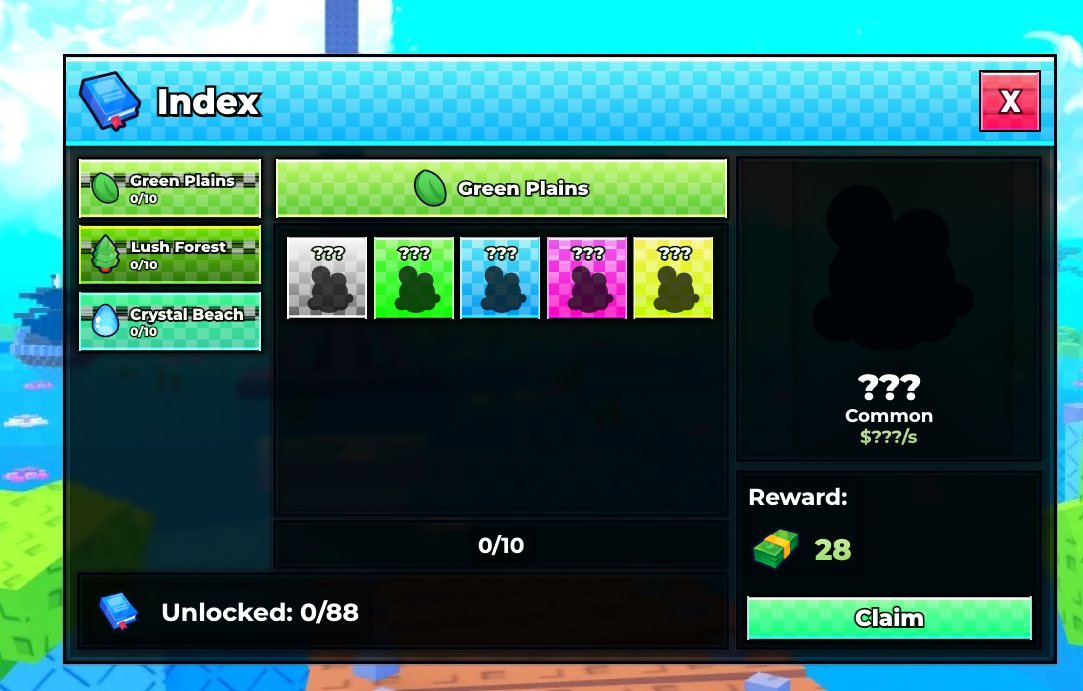 Collection index: HTML remake